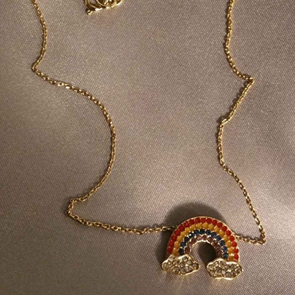 Tory Burch authentic! Rainbow 🌈 necklace - Picture 6 of 8